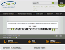 Tablet Screenshot of nigp.org